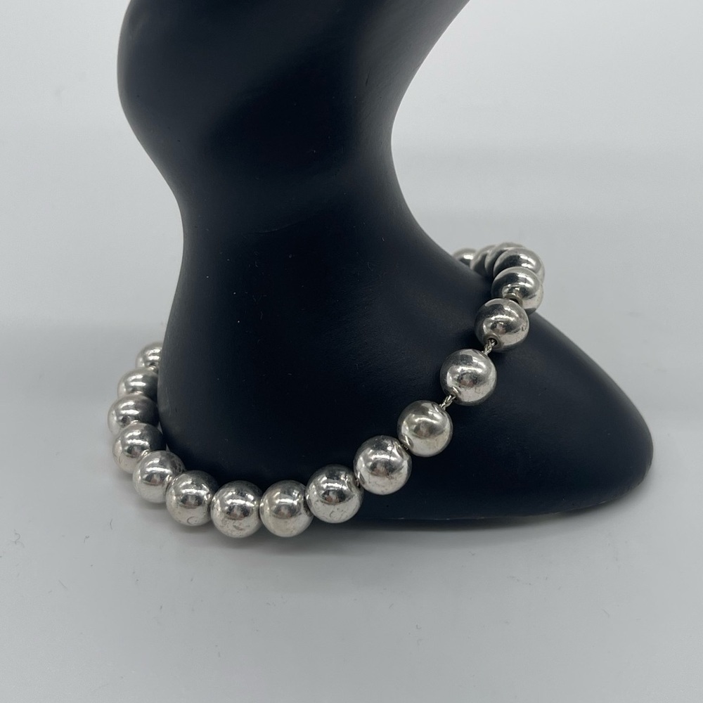 Chaps Elegant Silver Tone Balls Bracelet - Picture 4 of 4